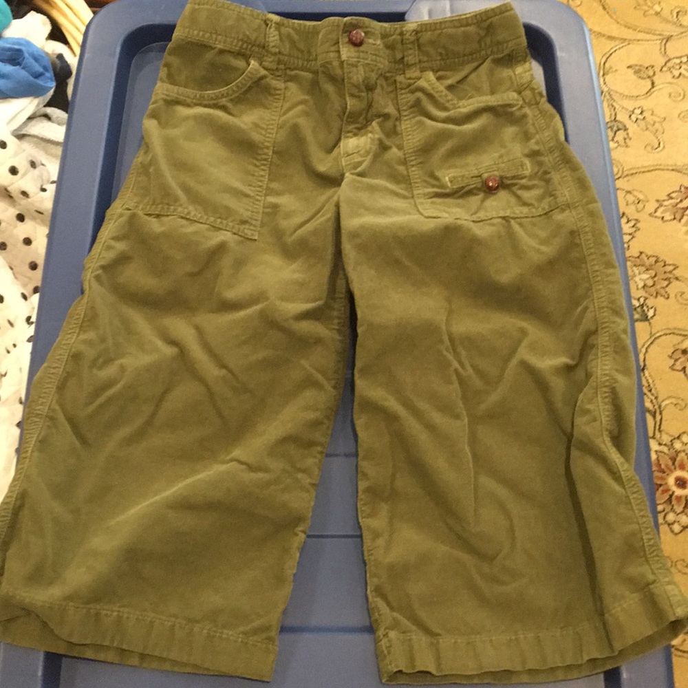 Girls lands end so 10 corduroy capris